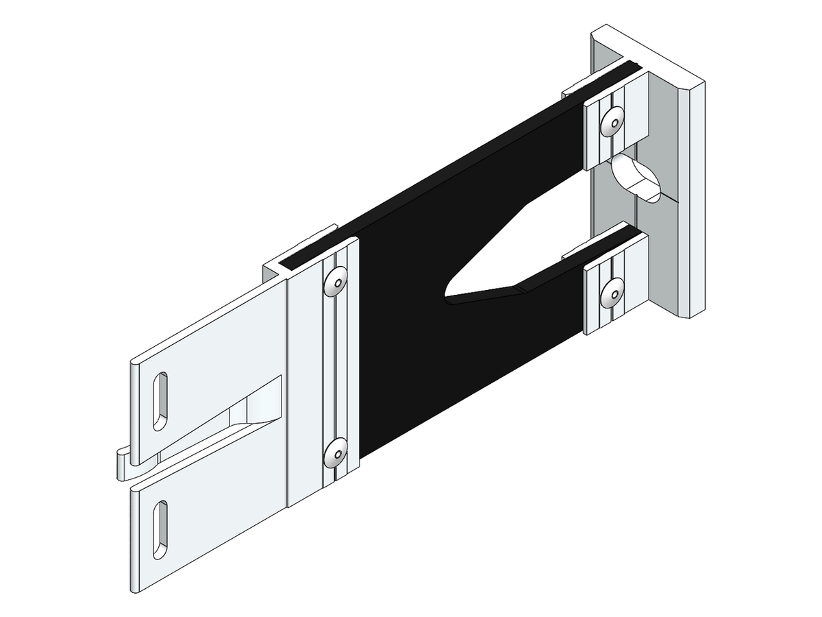 Fassaden Montagezubehör Ecolite® Thermo H-Konsole k-FP-120-1LL-o