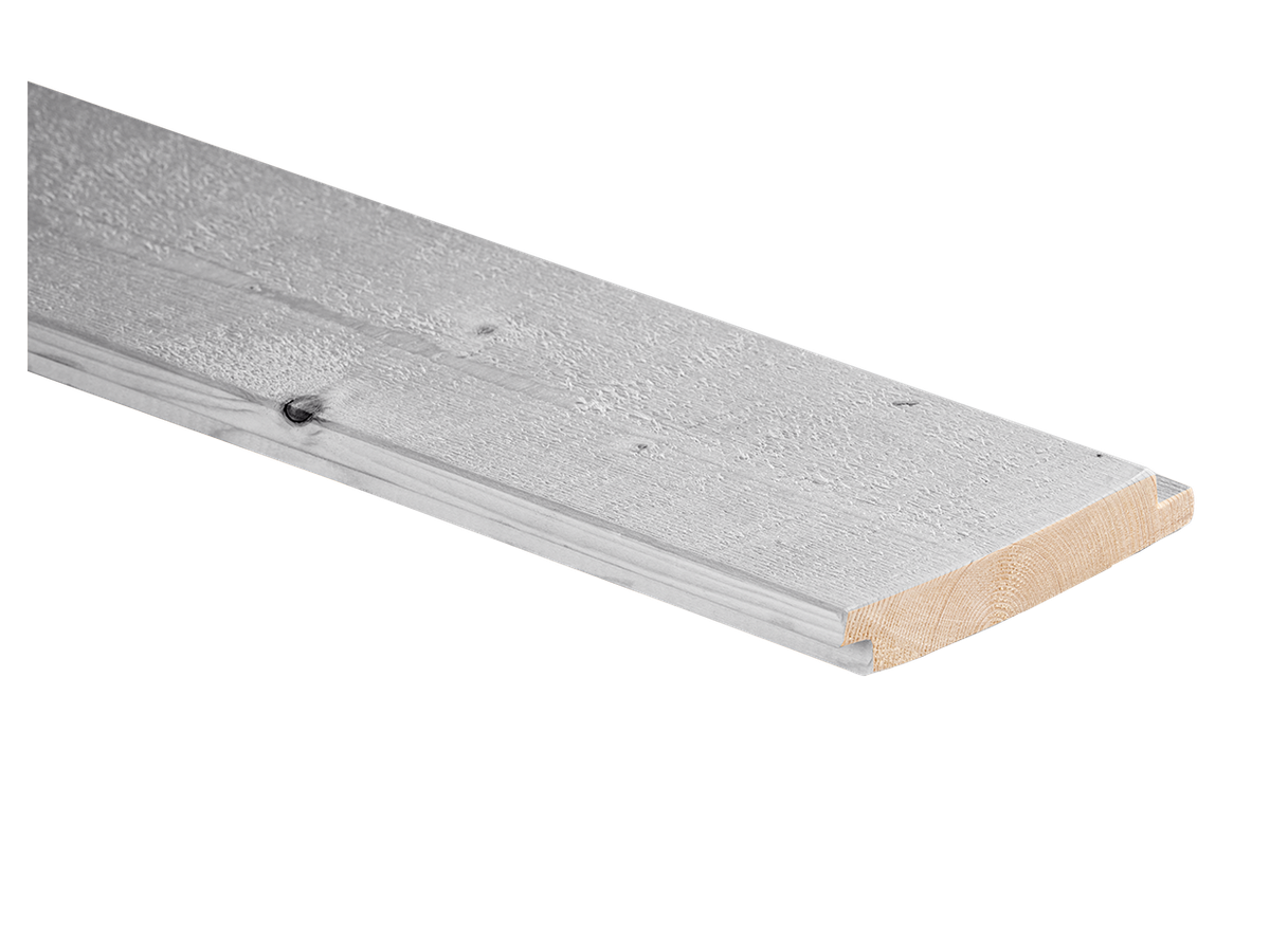 Fassade Schalung QUALIWOOD Wechselfalz Sichtnut Fichte Nord N1 ArboGrey 30 Perlmutt Sicht sägeroh 3-s gehobelt Profil 65 N+K