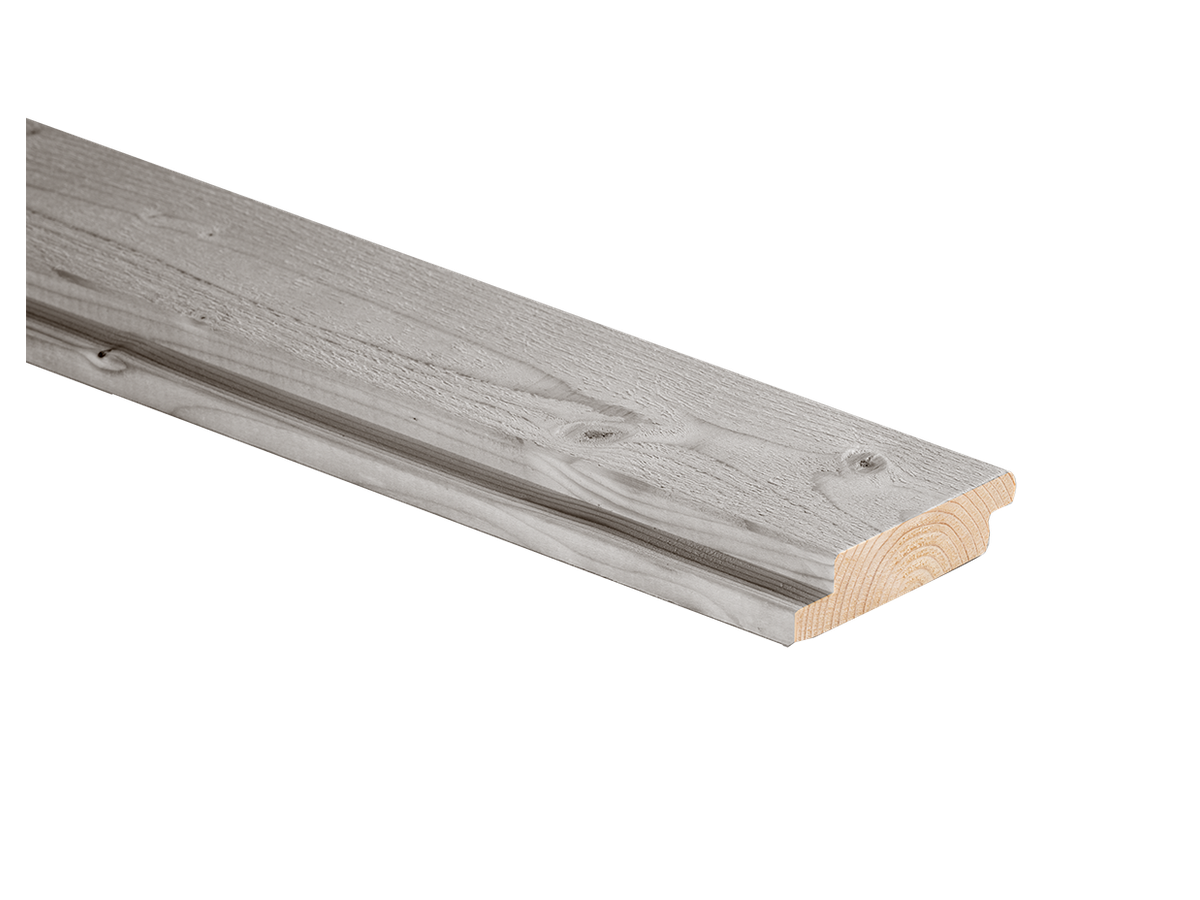 Fassade Schalung QUALIWOOD Wechselfalz Sichtnut Fichte Nord N1 ArboGrey Classic Stahlgrau Sicht sägeroh 3-s gehobelt Profil 65 N+K