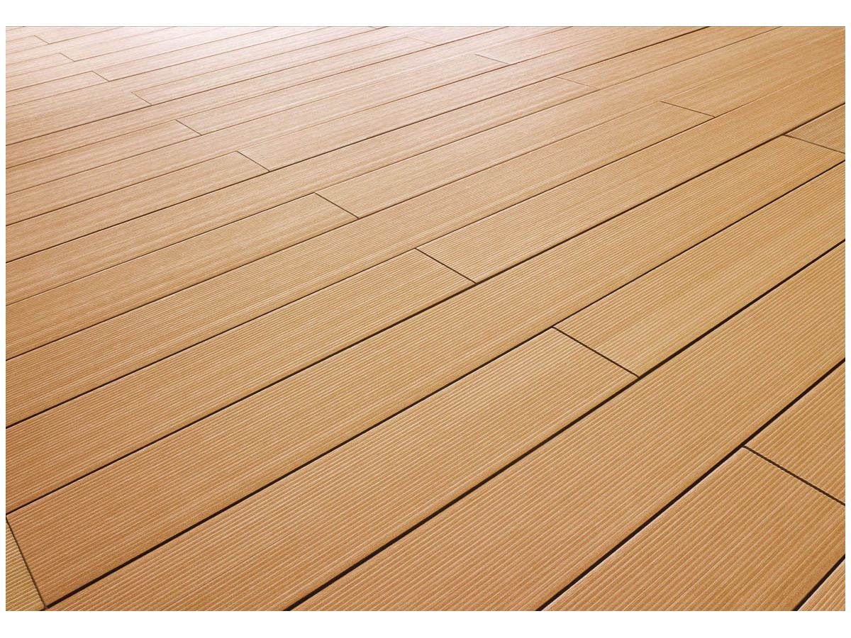 Terrassendiele Terrafina XL fein strukturiert WPC Vollprofil sand