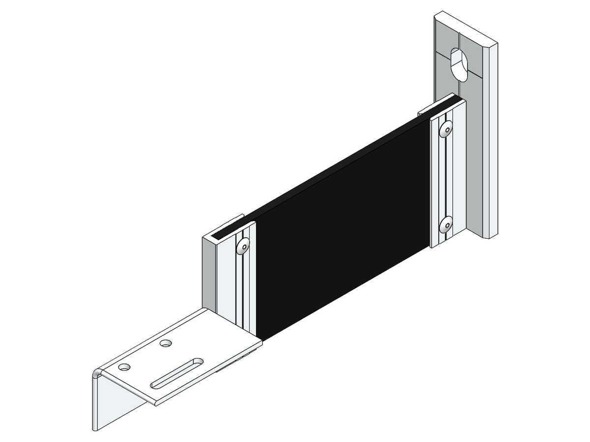Fassaden Montagezubehör Ecolite® Thermo H-Konsole Au-80-1LL-o