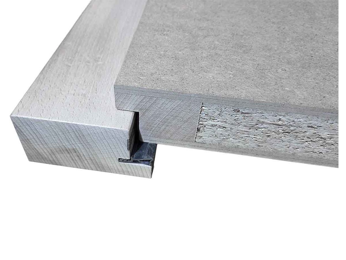 Rahmenelement EI30 Entla Brandex46 Deck HDF Mittellage Vollspan Band Anuba HE18 EI30 Schloss Glutz 1102RZ Rahmen Buche Band links