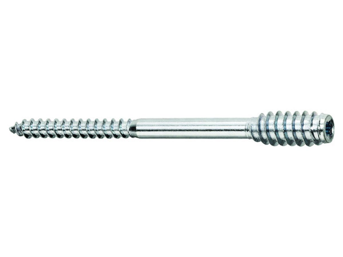 Distanzschrauben T-Drive TX  25 verzinkt blau DS 6/10  Artikel 35.250200  Paket à 100 Stk.
