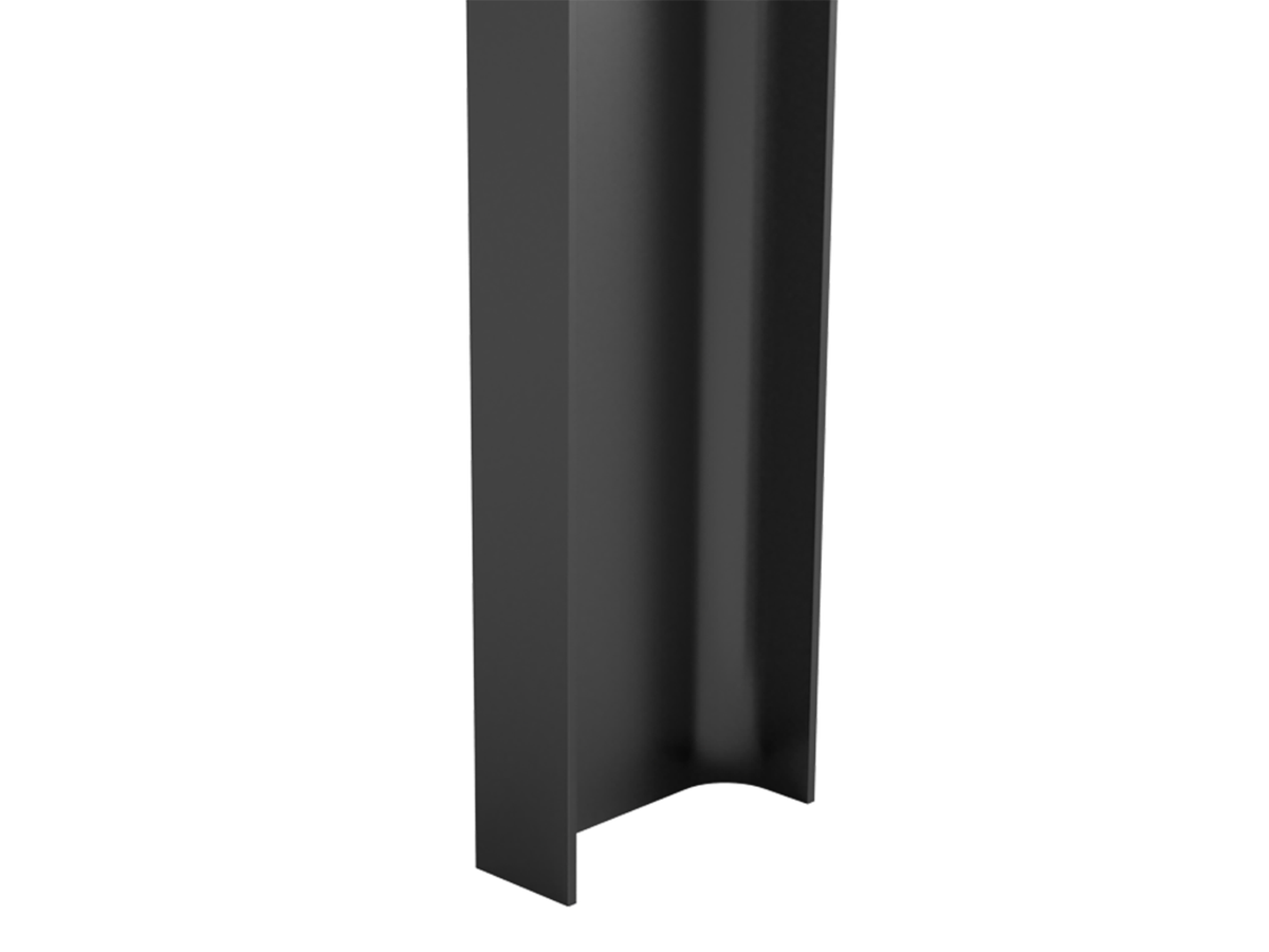 Griffmulde U-Form Vertios Edelstahlfarbig ohne Schliff Axossa® Griffmulden-System Pk. à 10Stk.