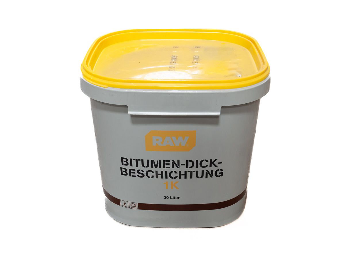 Bitumen Dickbeschichtung 1K Gebinde à 30 Liter Gebrauchsfertig ohne Aufrühren