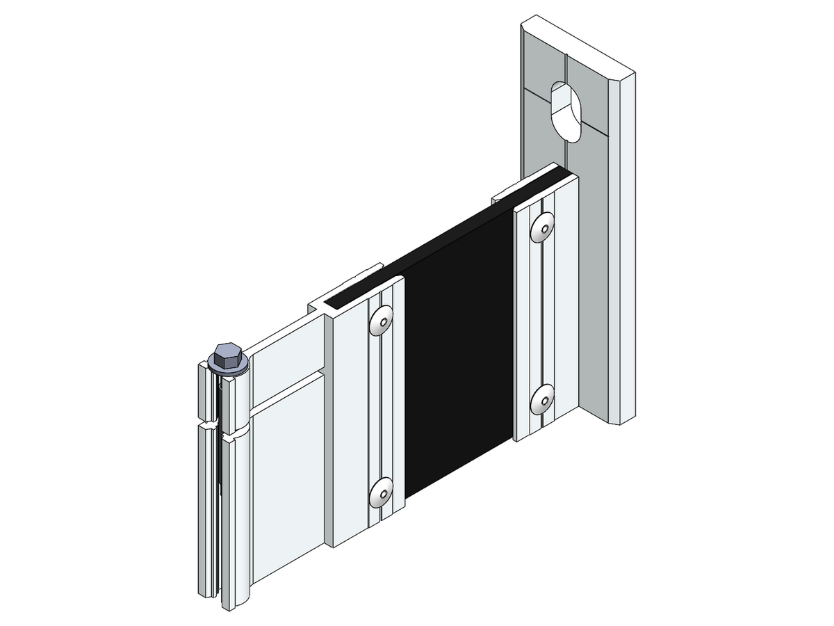 Fassaden Montagezubehör Ecolite® Thermo H-Konsole k-80-1LL-o