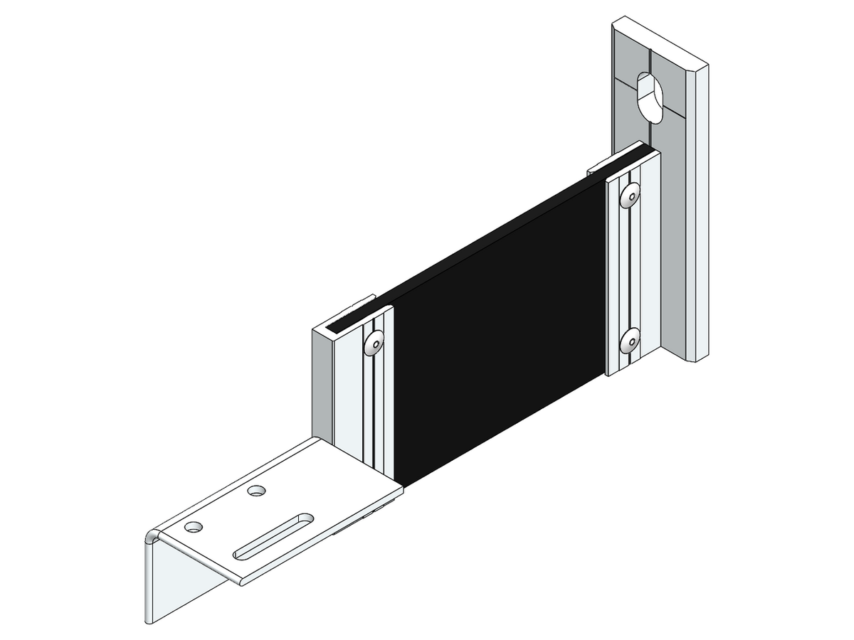 Fassaden Montagezubehör Ecolite® Thermo H-Konsole Au-80-1LL-o