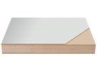 MDF Platte beschichtet QUALIWOOD weiss ähnlich RAL 9016 PE Perl