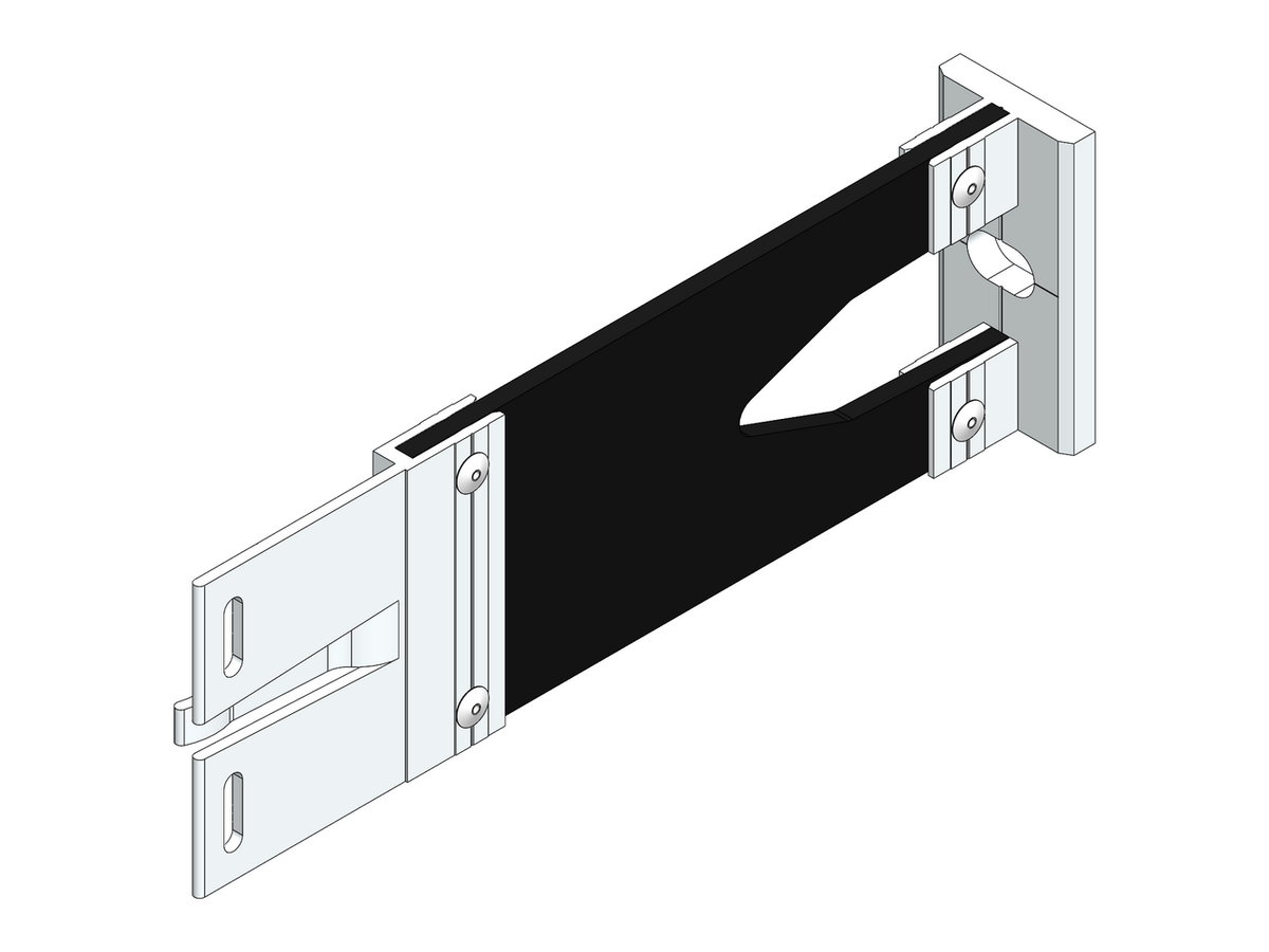 Fassaden Montagezubehör Ecolite® Thermo H-Konsole k-FP-120-1LL-o