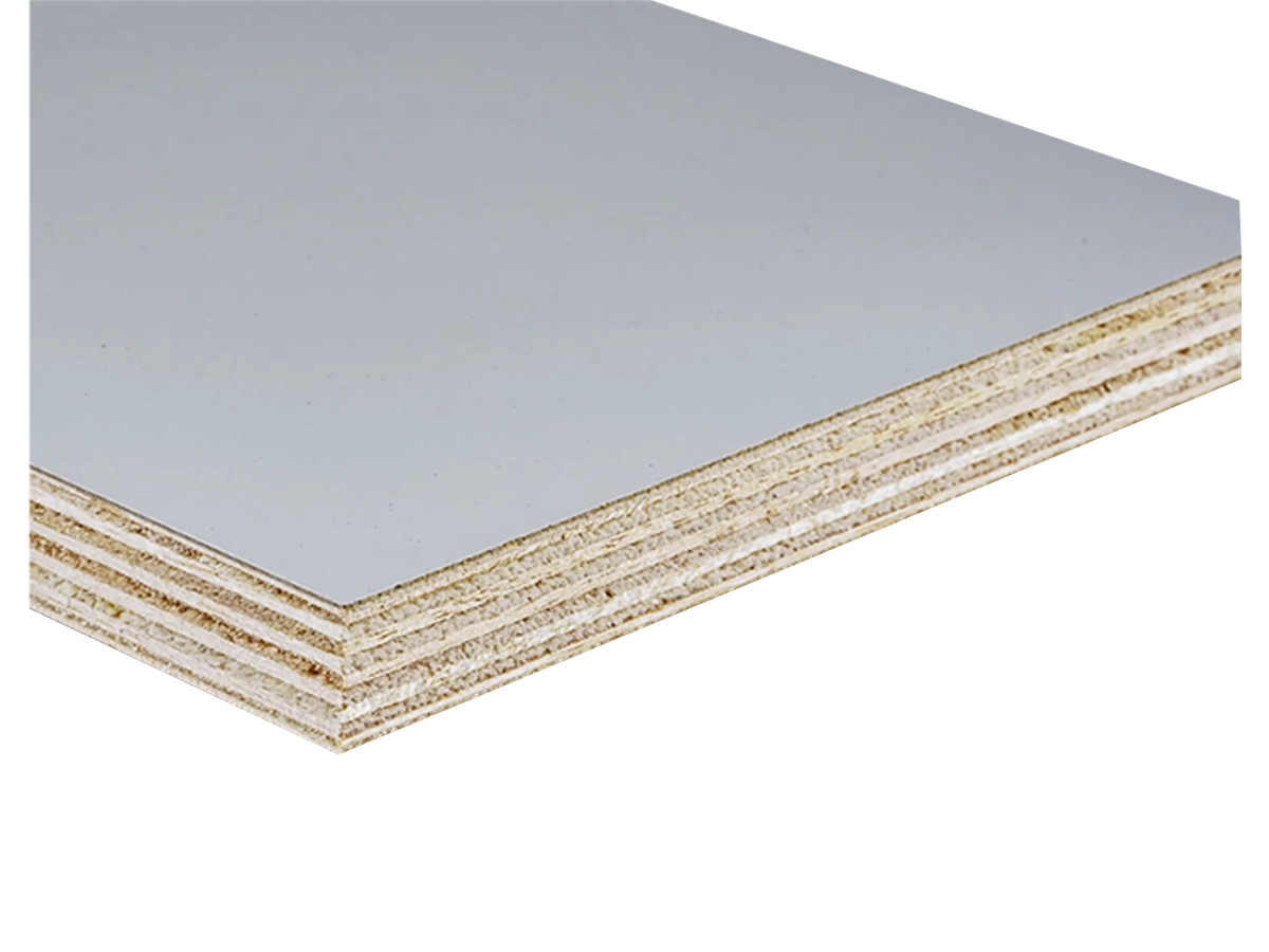 Leichtbauplatte epicPLY belegt 2-seitig HPL 3153 perlgrau extrem matt
