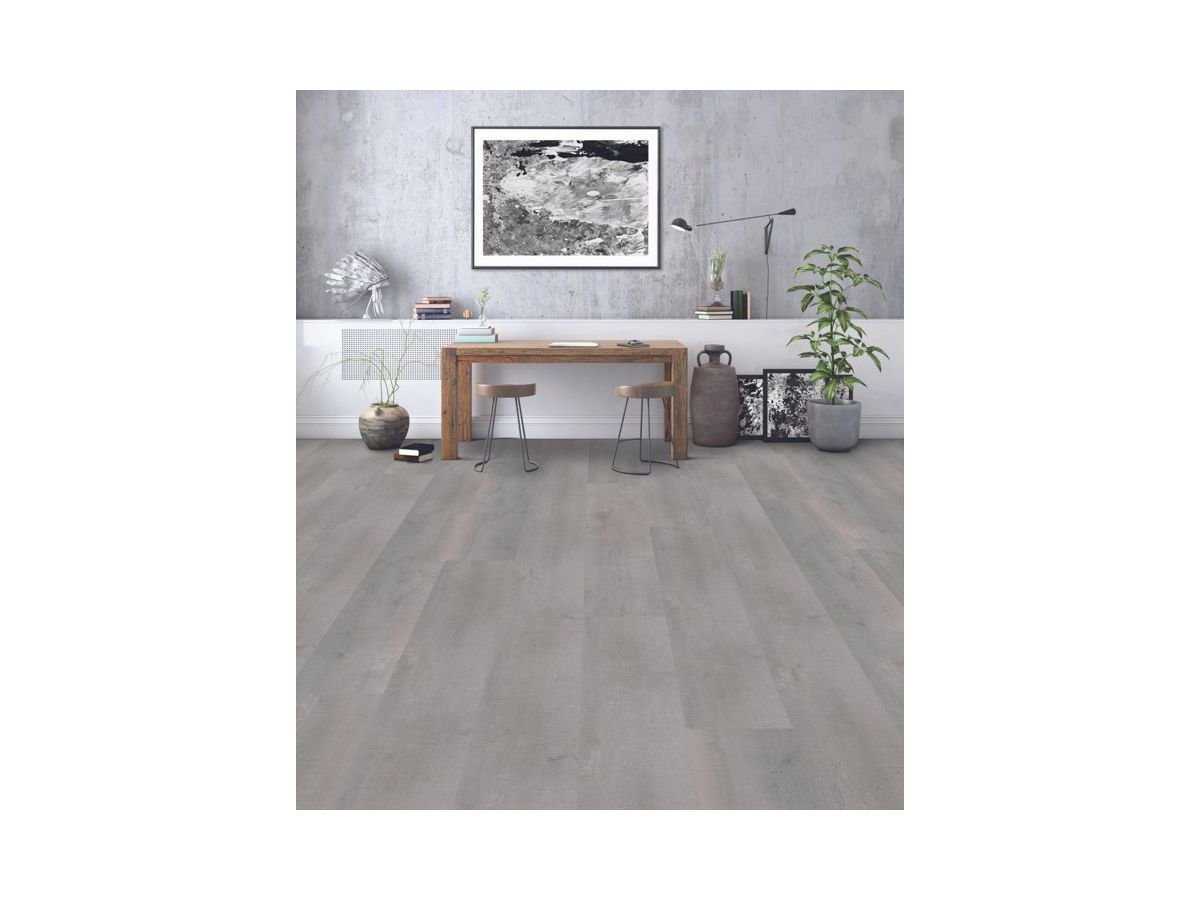 Design Korkboden Corelan Klebefliese Altholz Oxyd Strukturiert glatte Kante HotCoating Lack