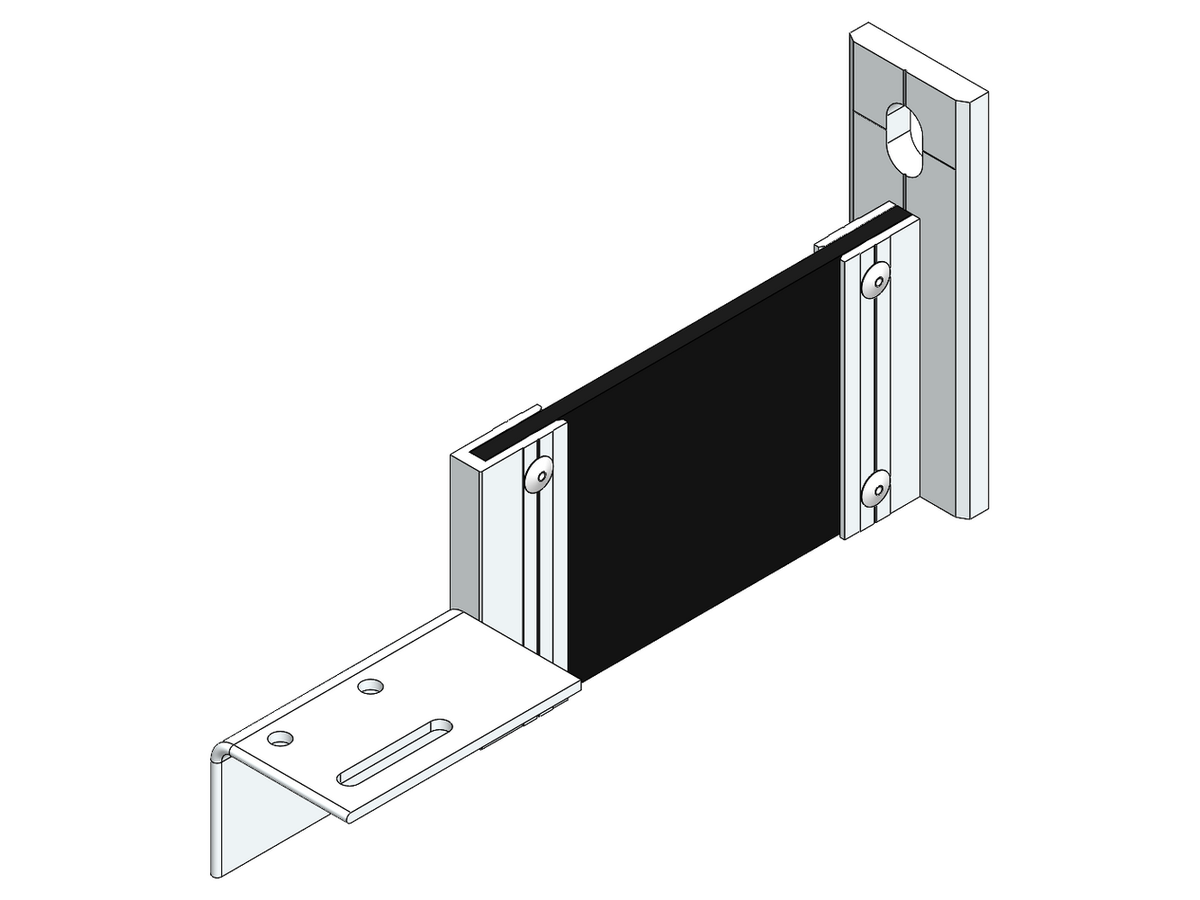 Fassaden Montagezubehör Ecolite® Thermo H-Konsole Au-80-1LL-o