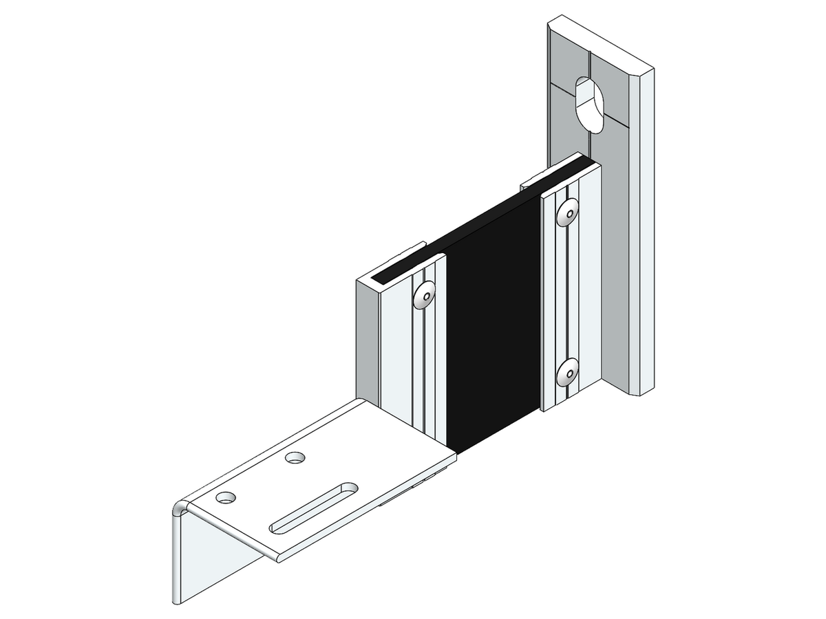 Fassaden Montagezubehör Ecolite® Thermo H-Konsole Au-80-1LL-o