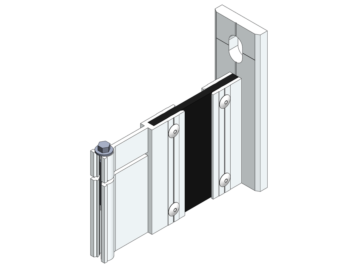 Fassaden Montagezubehör Ecolite® Thermo H-Konsole k-80-1LL-o