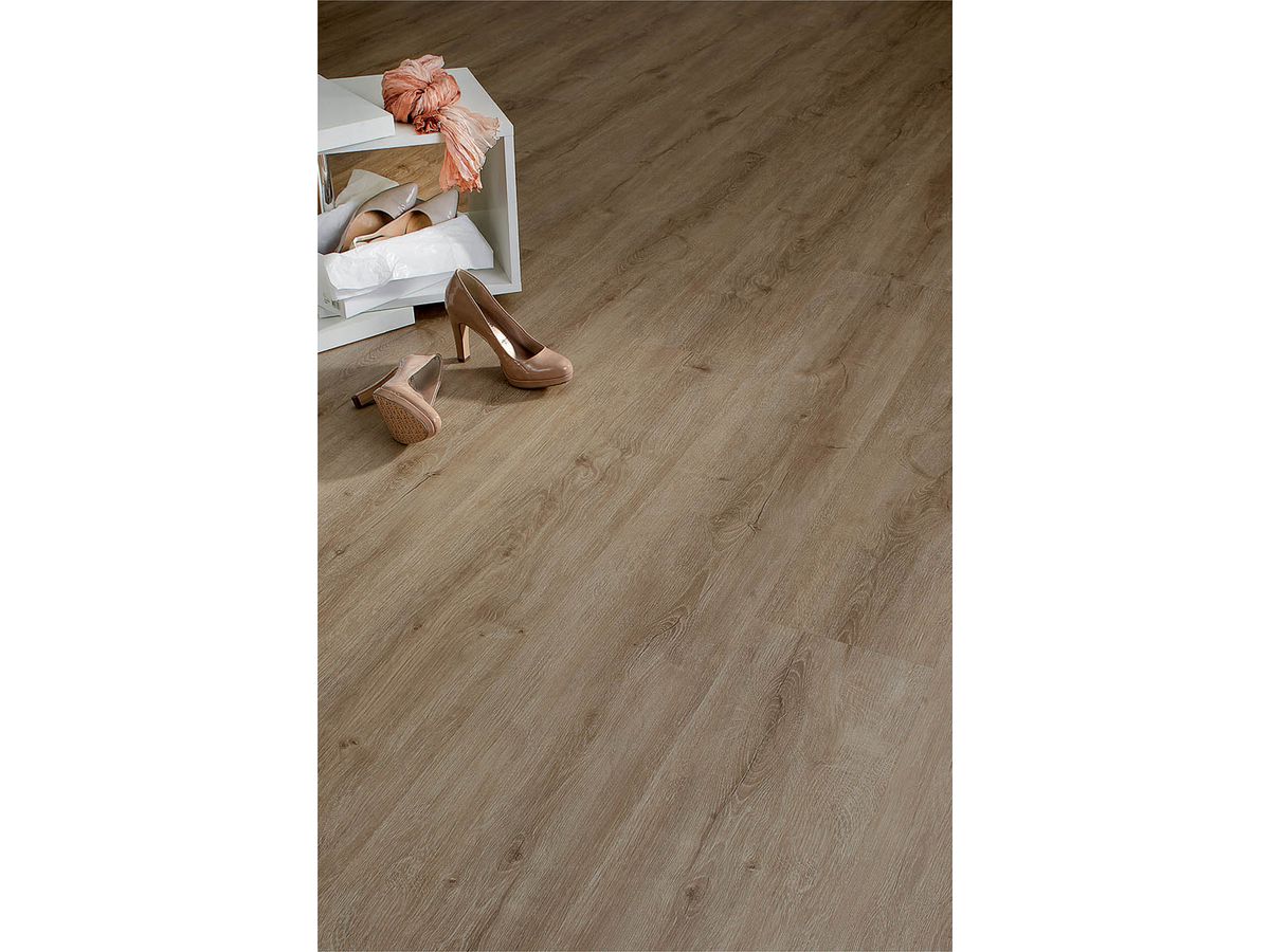 Vinyl Vinylan Object Klebefliese Bergeiche natur Strukturiert
