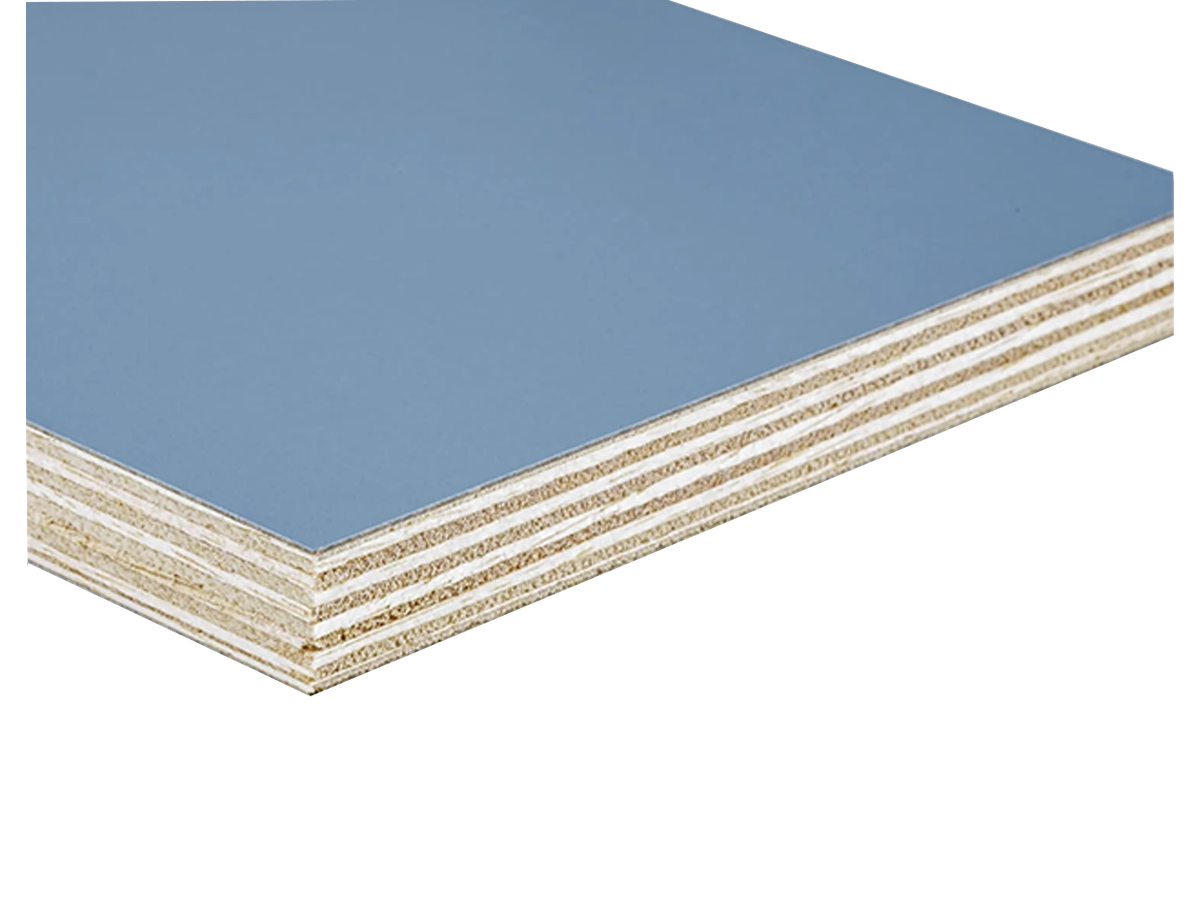 Leichtbauplatte epicPLY belegt 2-seitig HPL 3255 taubenblau extrem matt