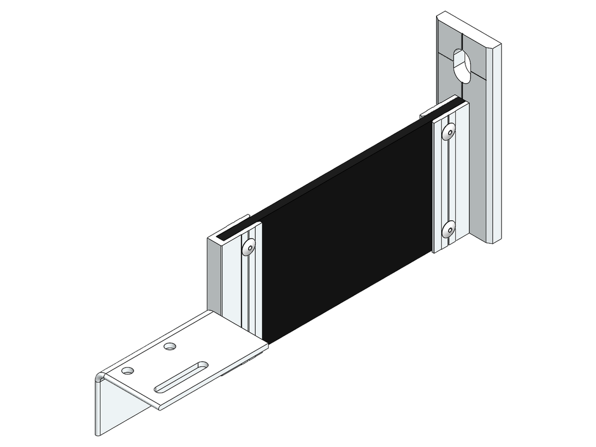 Fassaden Montagezubehör Ecolite® Thermo H-Konsole Au-80-1LL-o
