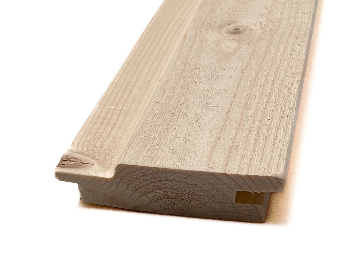 Fassade Schalung QUALIWOOD Rhomboid Fichte Nord N1 Sichtseite sägeroh Profil 23 N+K
