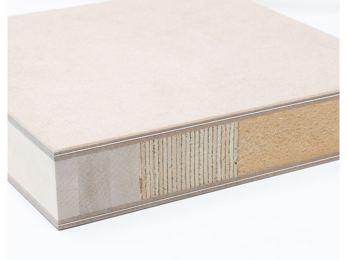 Türrohling EI30 Brunex AluTop Plus Deck HDF Exterior Mittellage HWS Einleimer Birke keilgezinkt