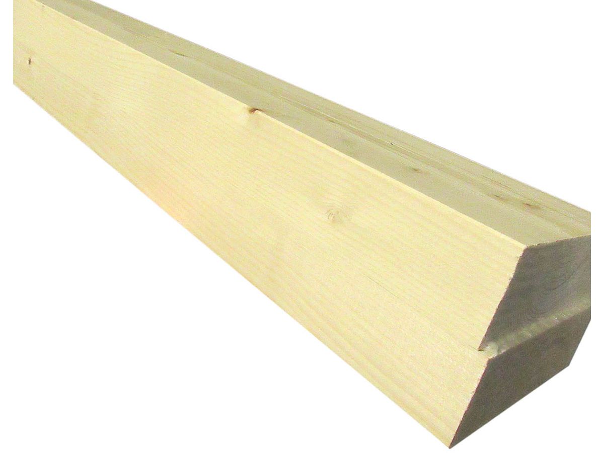 Duobalken Fichte/ Tanne C24 Industriequalität E1 gehobelt/egalisiert gefast Holzfeuchte 12% +/- 2% (Duo oder Mehrfach)