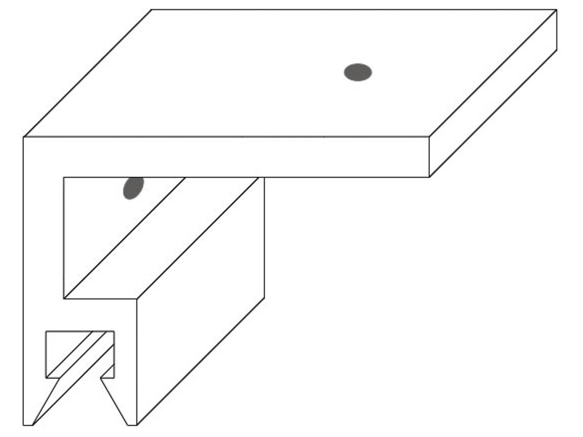 Basisprofil A Alu Krono SwissClic Panel Nr. 2570