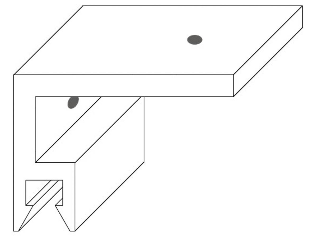 Basisprofil WS Alu Krono SwissClic Panel Nr. 2560