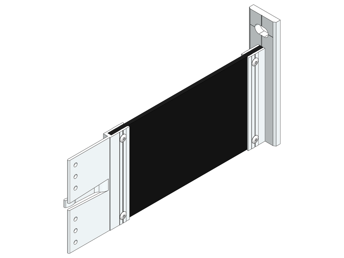 Fassaden Montagezubehör Ecolite® Thermo H-Konsole k-FP-120-1LL-o