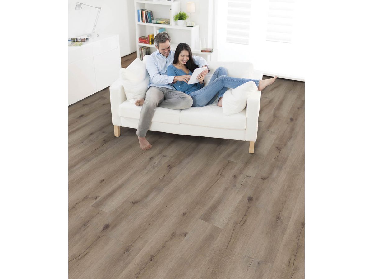 Vinyl Vinylan Plus Object HDF Klick Eiche Vastra Microfase