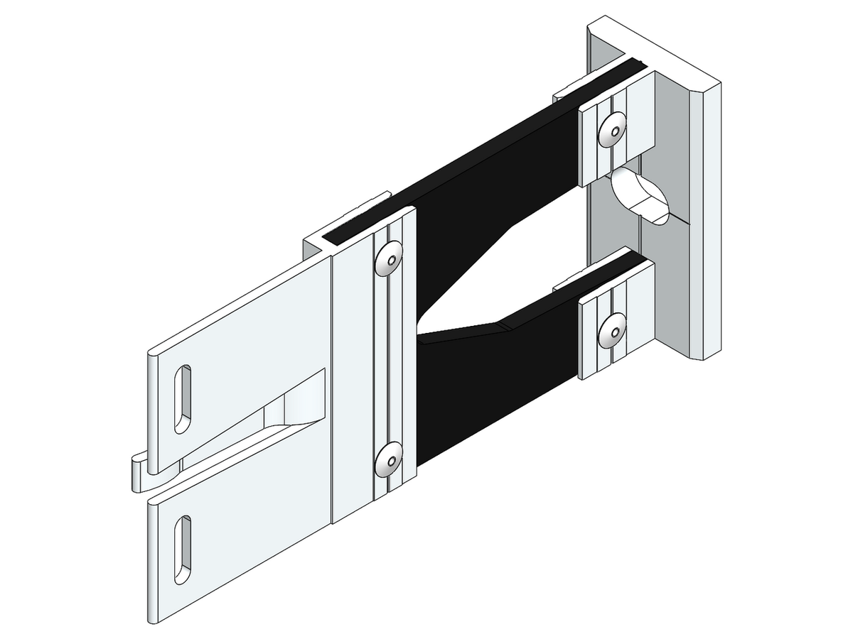 Fassaden Montagezubehör Ecolite® Thermo H-Konsole k-FP-120-1LL-o