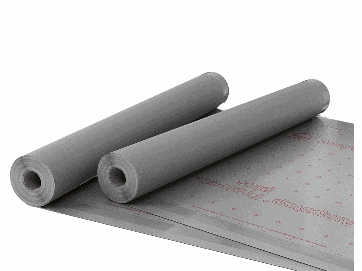 Unterdachbahn Ampack Ampatop Protecta plus 2-seitig integrierte Tapes