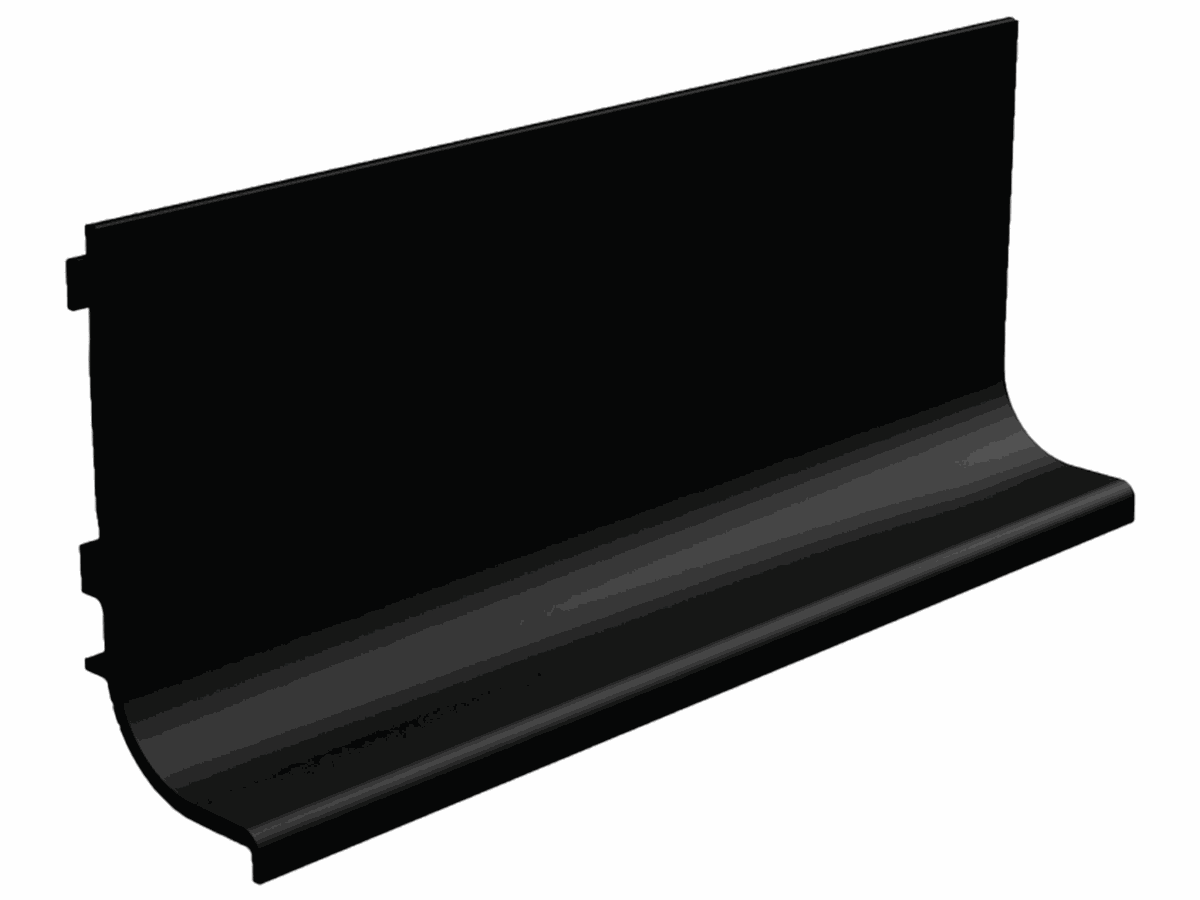 Griffmulde L-Form Horios schwarz eloxiert Axossa® Griffmulden-System