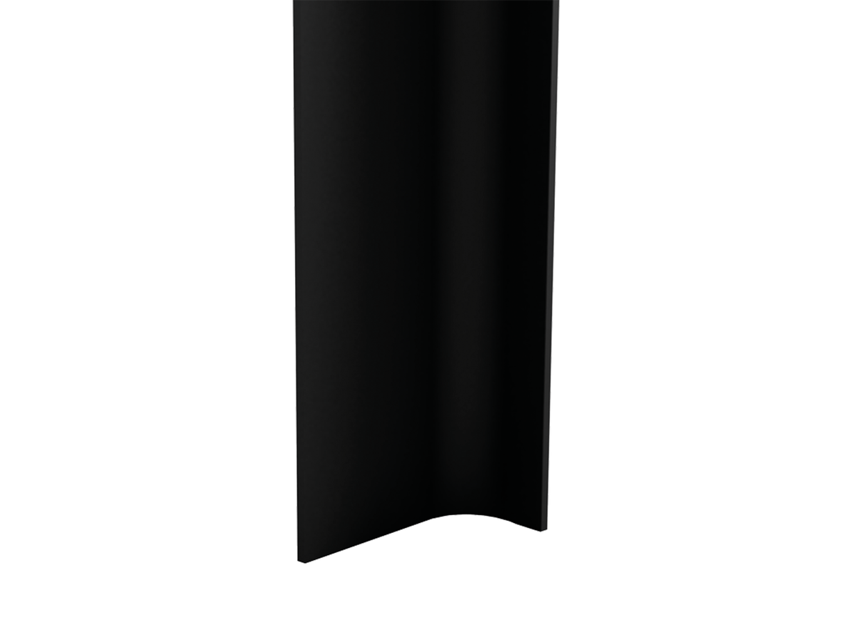 Griffmulde L-Form Vertios schwarz eloxiert Axossa® Griffmulden-System Pk. à 25Stk.