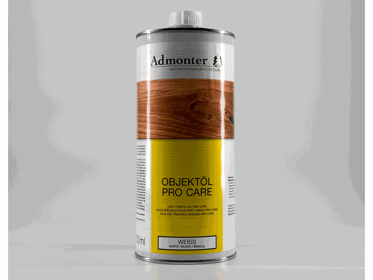 Objektöl Admonter Pro Care passend zu Admonter Parkett weiss geölt Gebinde à 0.75l