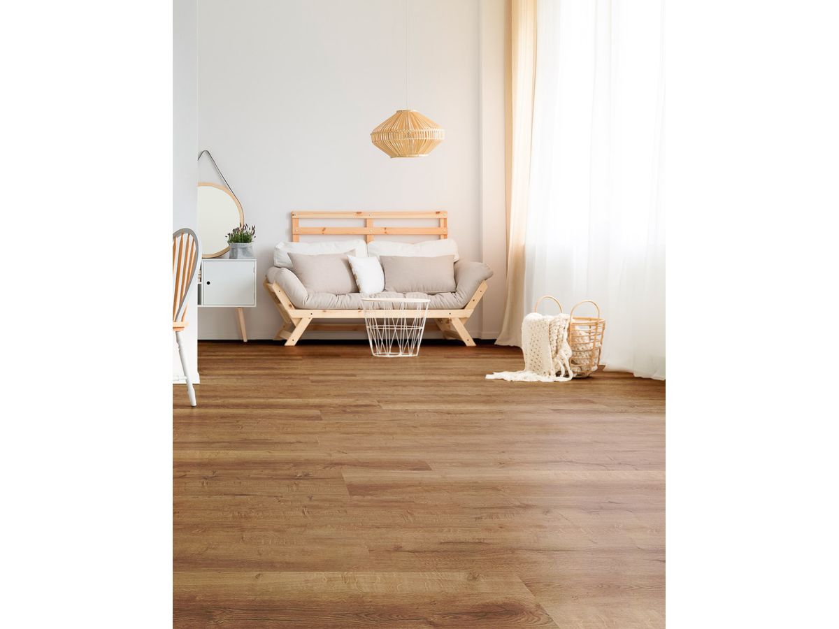 Vinyl QUALIWOOD AMBIENTE Hydrowood Klick mit Trittschall Holz Eiche Montalin