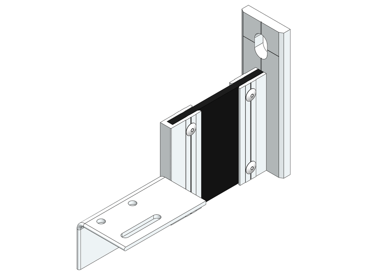 Fassaden Montagezubehör Ecolite® Thermo H-Konsole Au-80-1LL-o