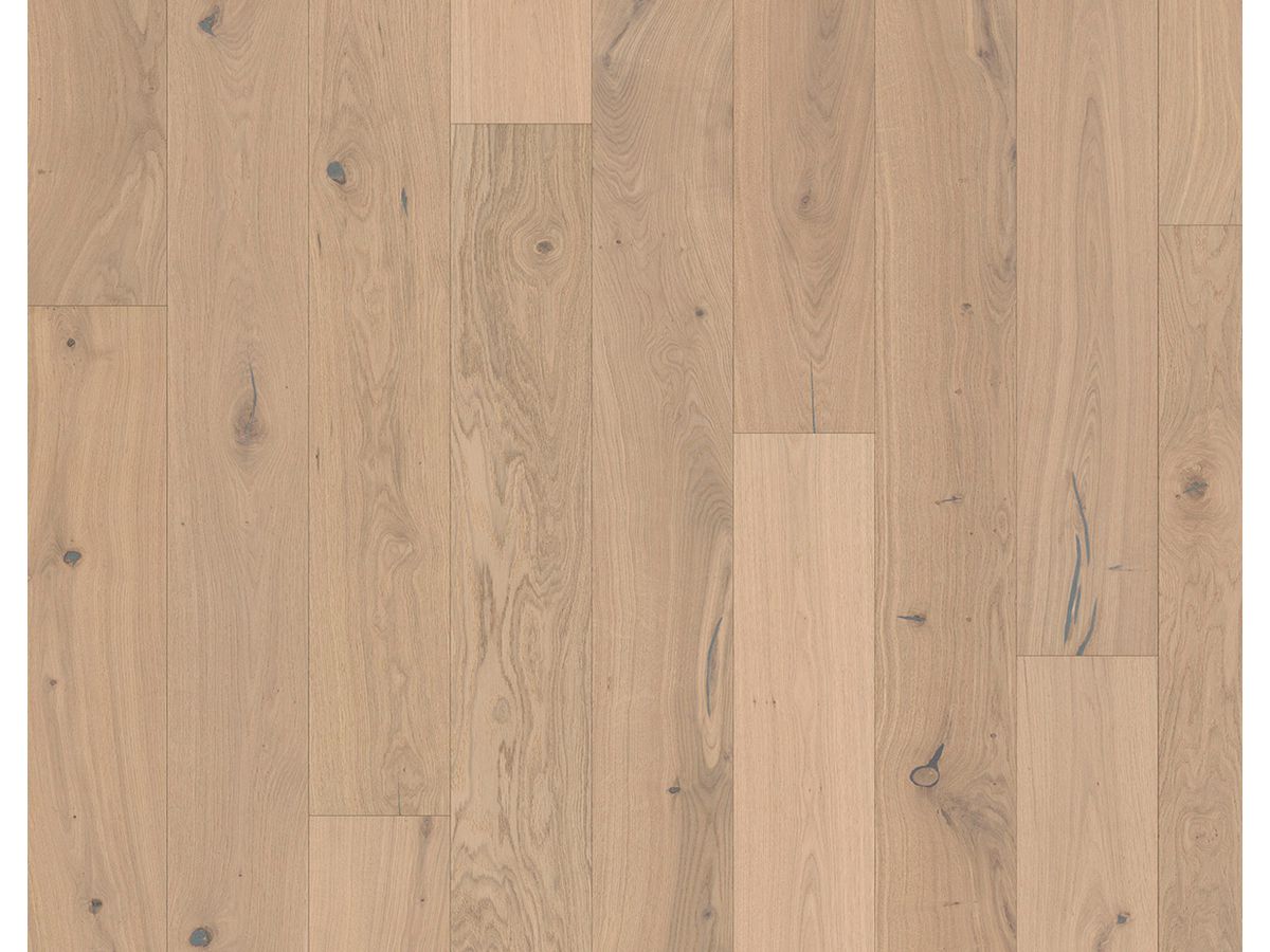 Parkett QUALIWOOD NORDIC Freyja Eiche cremeweiss rustikal gebürstet Microfase Naturöl