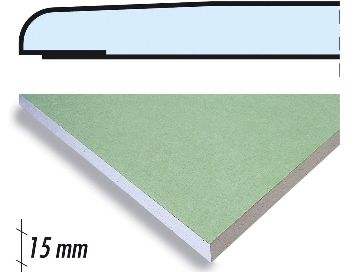 Gipskartonplatte Knauf Bauplatte GKBI imprägniert Kanten HRA Art 66015