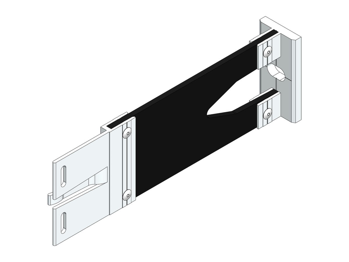 Fassaden Montagezubehör Ecolite® Thermo H-Konsole k-FP-120-1LL-o