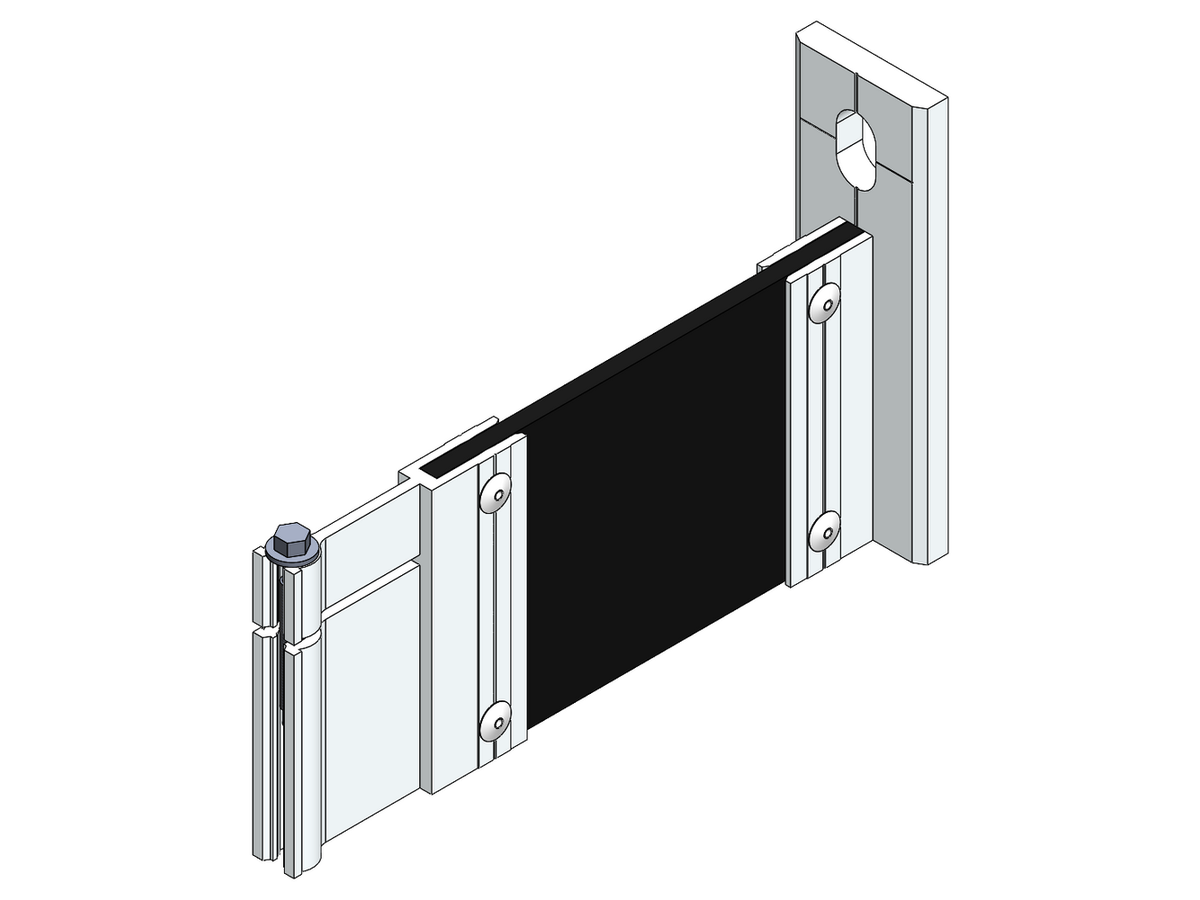 Fassaden Montagezubehör Ecolite® Thermo H-Konsole k-80-1LL-o