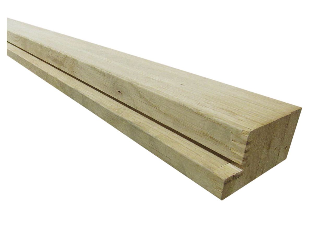 Türrahmenholz Eiche keilgezinkt gefälzt gehobelt Einfachfalz 15x28mm Dichtungsnut
