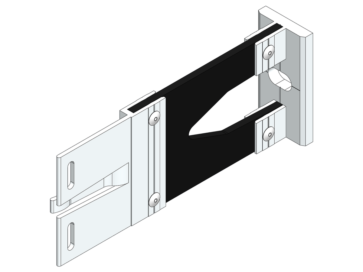 Fassaden Montagezubehör Ecolite® Thermo H-Konsole k-FP-120-1LL-o