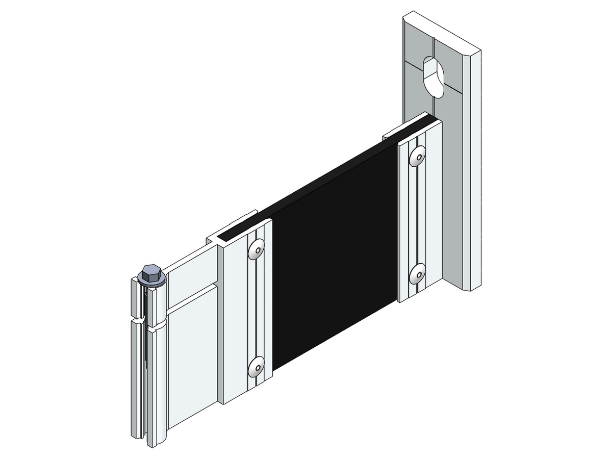Fassaden Montagezubehör Ecolite® Thermo H-Konsole k-80-1LL-o