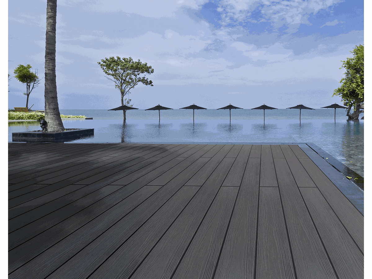 Terrassendiele QUALIWOOD RIVIERA BPC Cannes genutet