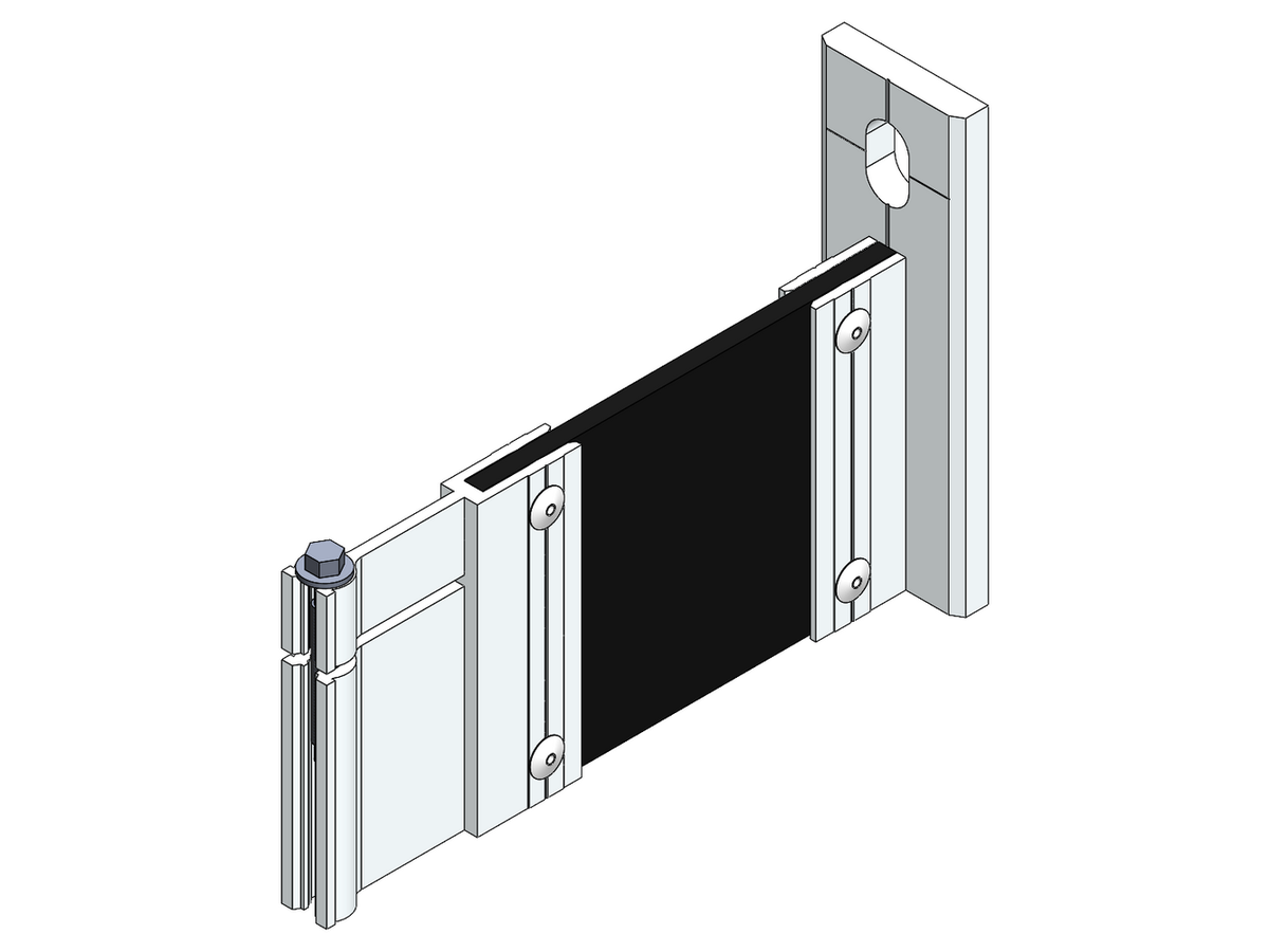 Fassaden Montagezubehör Ecolite® Thermo H-Konsole k-80-1LL-o