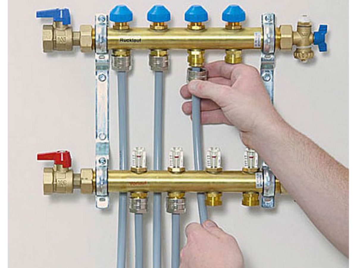 Klemmkupplung Adapter 3/4" Eurokonus 3-teilig Norit für 12 mm Heizrohr