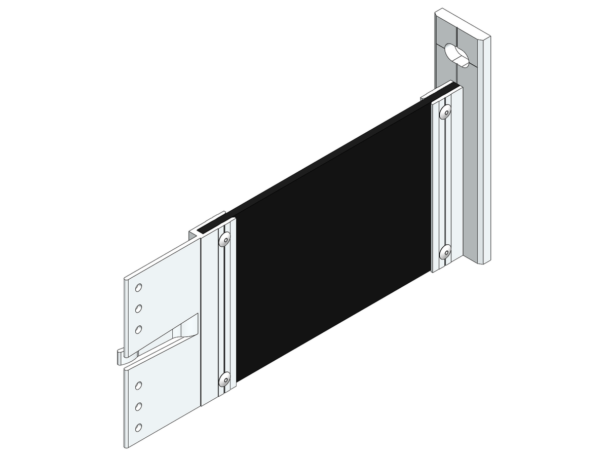 Fassaden Montagezubehör Ecolite® Thermo H-Konsole k-FP-120-1LL-o