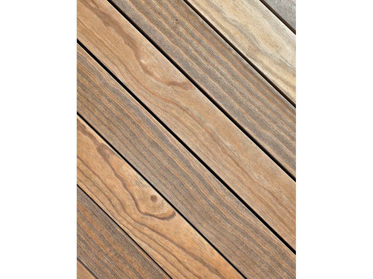 Terrassendiele Kebony® Clear genutet glatt