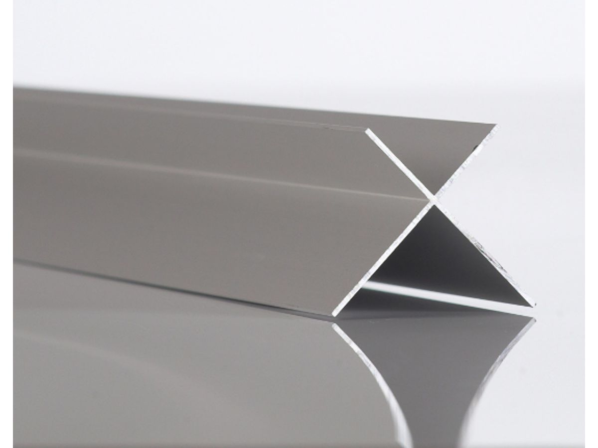 Ausseneckprofil Dura offen Aluminium eloxiert