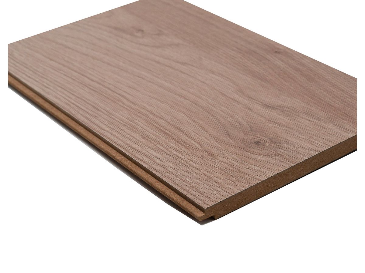 Akustikpaneele Makustik FM300 Decke Wand H3170 Kendal Eiche natur ST12 Träger MDF Längskanten N+K