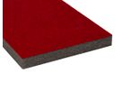 Akustikplatte aPerf board colour-25 dark red Vlieskern anthrazit RS=ohne Oberflächenkaschierung 3200g/m2